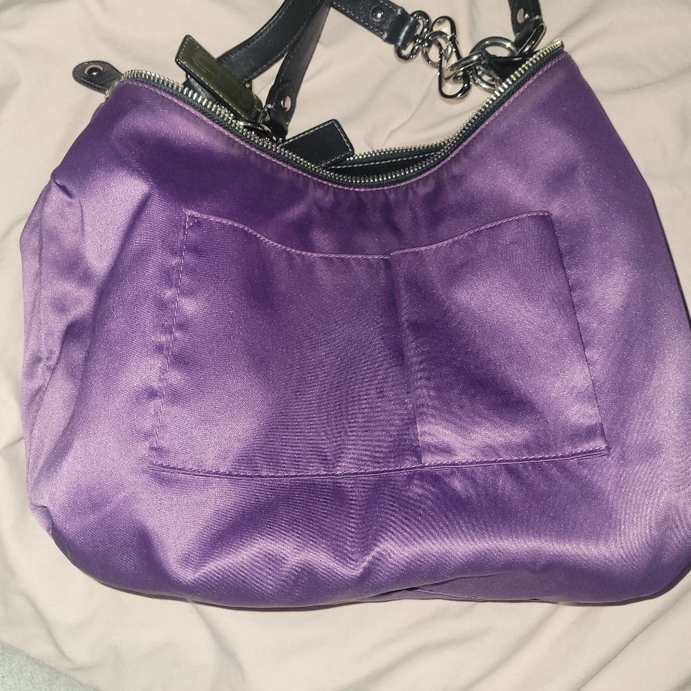 Coach Madison Hailey Leather Hobo Bag - Picture 16 of 16